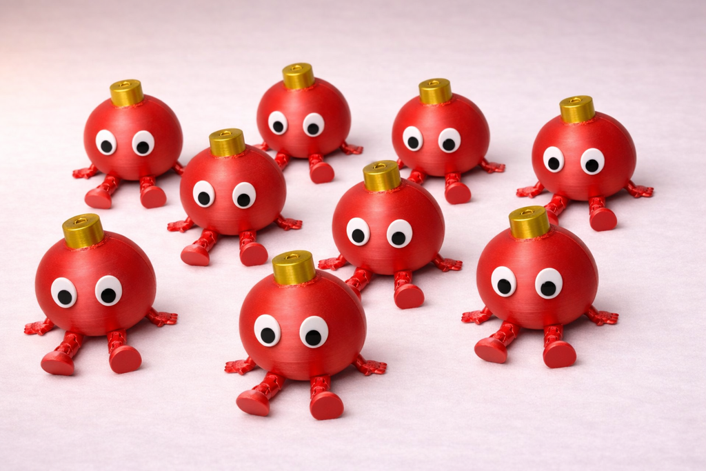 🎄 Christmas Ornament Buddy – 3D Printed Holiday Figure