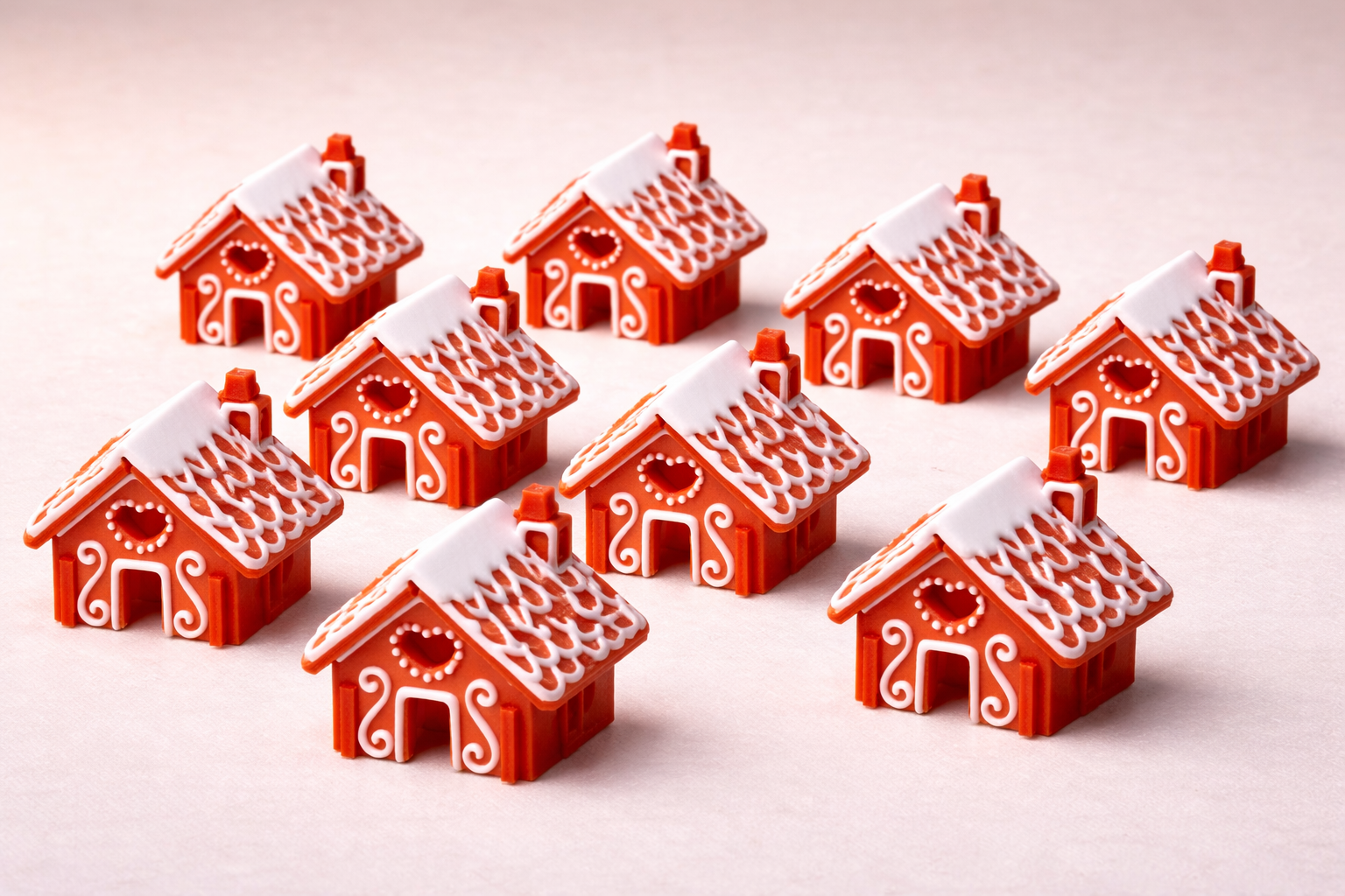 🎄 Gingerbread House – 3D Printed Christmas Decoration