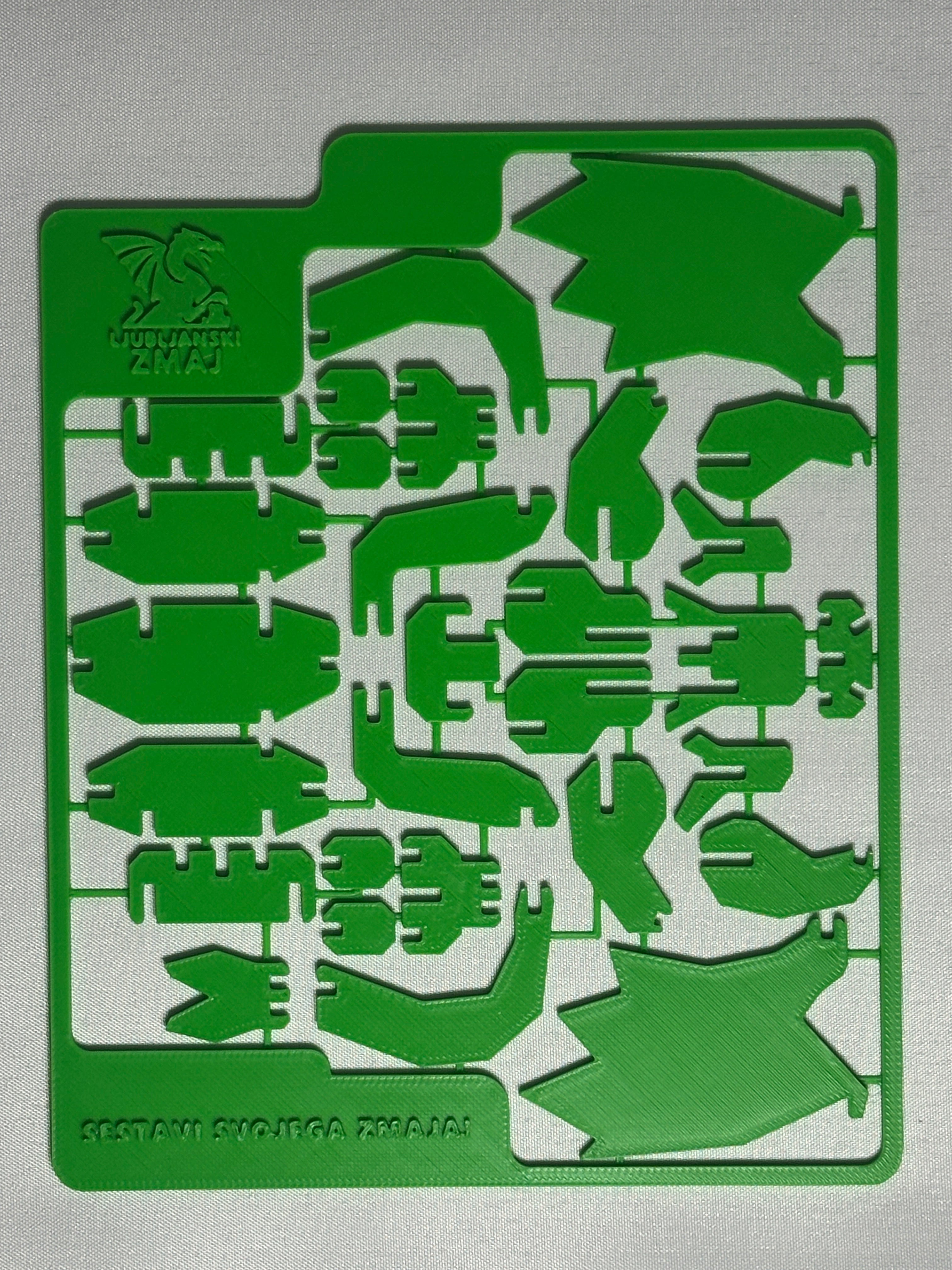 🐉 Ljubljana Dragon Puzzle – 3D Printed Collectible