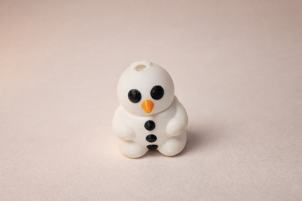 ⛄ Snowman – 3D Printed Christmas Decoration