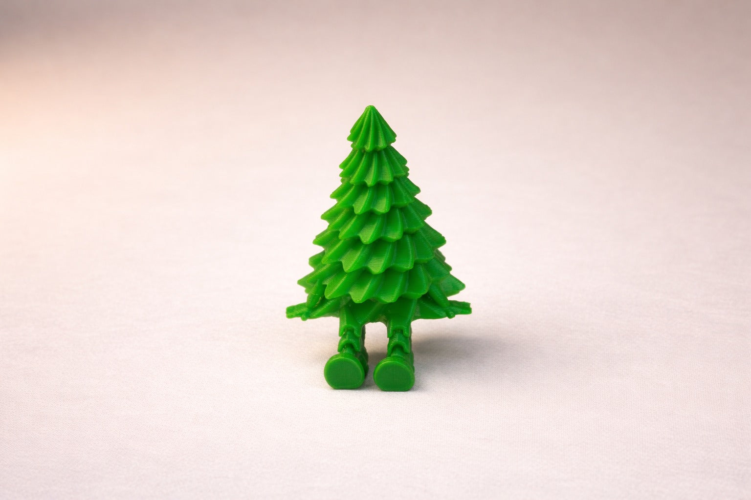 🎄 Funny Christmas Tree with Legs – 3D Printed Figure