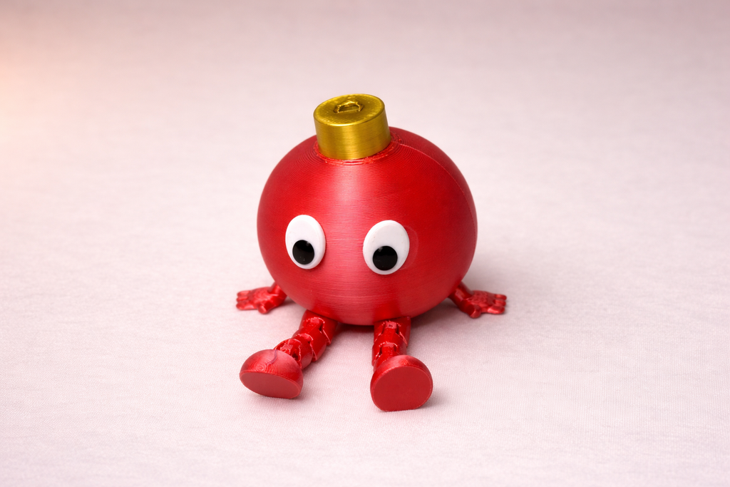 🎄 Christmas Ornament Buddy – 3D Printed Holiday Figure